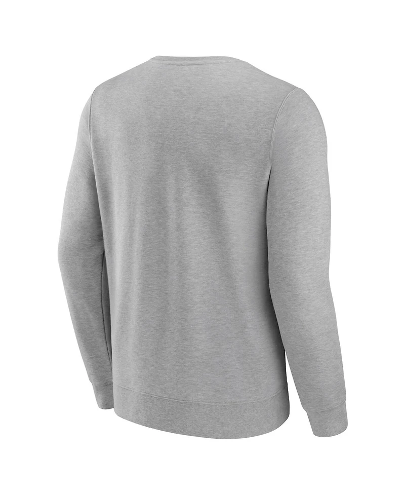 Men's Fanatics Heather Charcoal Philadelphia Flyers Fierce Competitor Pullover Sweatshirt