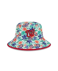 Men's New Era Washington Nationals Tropic Floral Bucket Hat