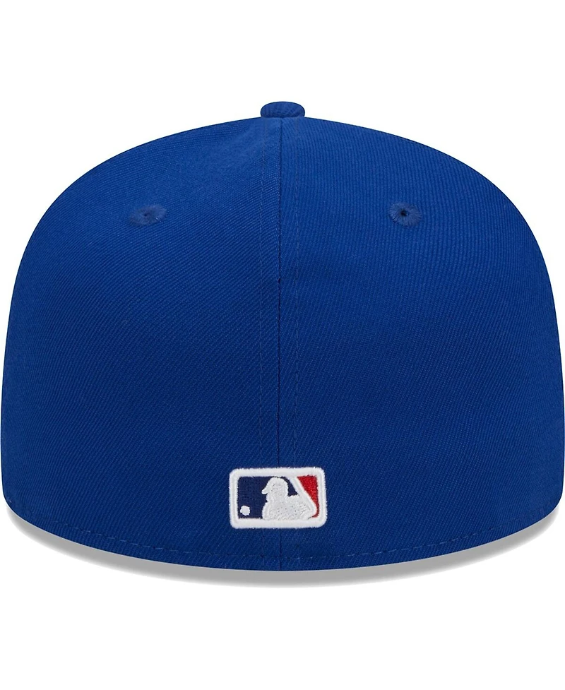 Men's New Era Royal Chicago Cubs 2023 Mlb World Tour: London Series Flag 59FIFTY Fitted Hat
