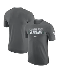 Men's Nike Gray Michigan State Spartans Campus Gametime T-shirt