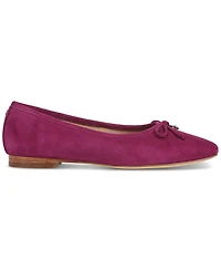 Sam Edelman Women's Meadow Square-Toe Bow Ballet Flats