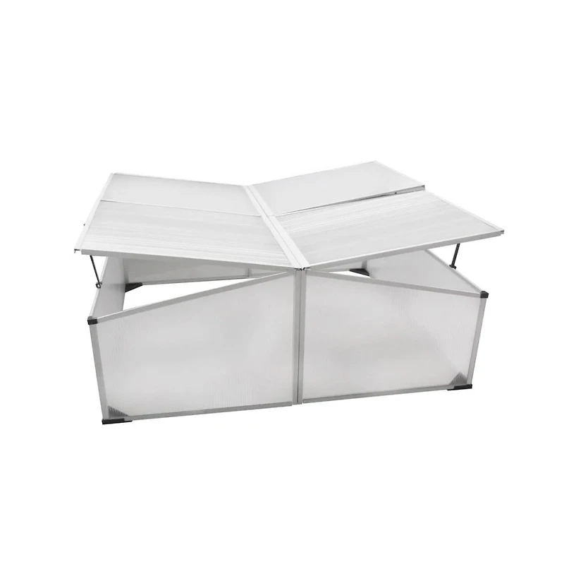 vidaXL Cold Frame 4 Lids 3' 6" x 1' 4" x 3' 7"