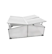 vidaXL Cold Frame 4 Lids 3' 6" x 1' 4" x 3' 7"