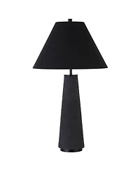 Hudson & Canal Ingalls 28" Tall Monochrome Table Lamp with Linen Shade