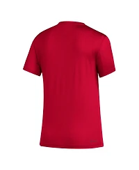 Women's adidas Red Real Salt Lake Aeroready Club Icon T-shirt