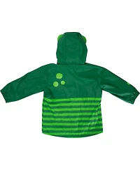 Toddler Little Boy's and Big Fritz Frog Rain Coat