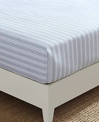 Nautica Beaux Stripe Cotton Percale Fitted Sheet
