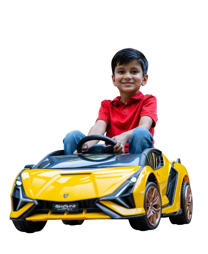 Best Ride on Cars Lamborghini Sian 12V Powered Rideon