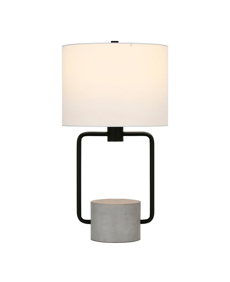 Hudson & Canal Howland 22" Linen Shade Tall Table Lamp