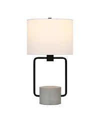 Hudson & Canal Howland 22" Linen Shade Tall Table Lamp