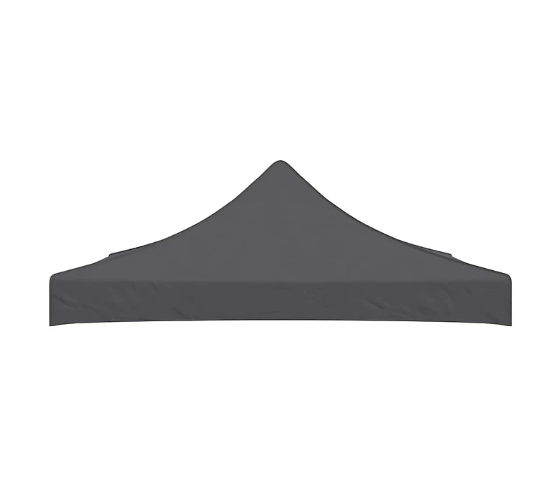vidaXL Party Tent Roof 9.8'x9.8' Anthracite