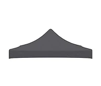 vidaXL Party Tent Roof 9.8'x9.8' Anthracite