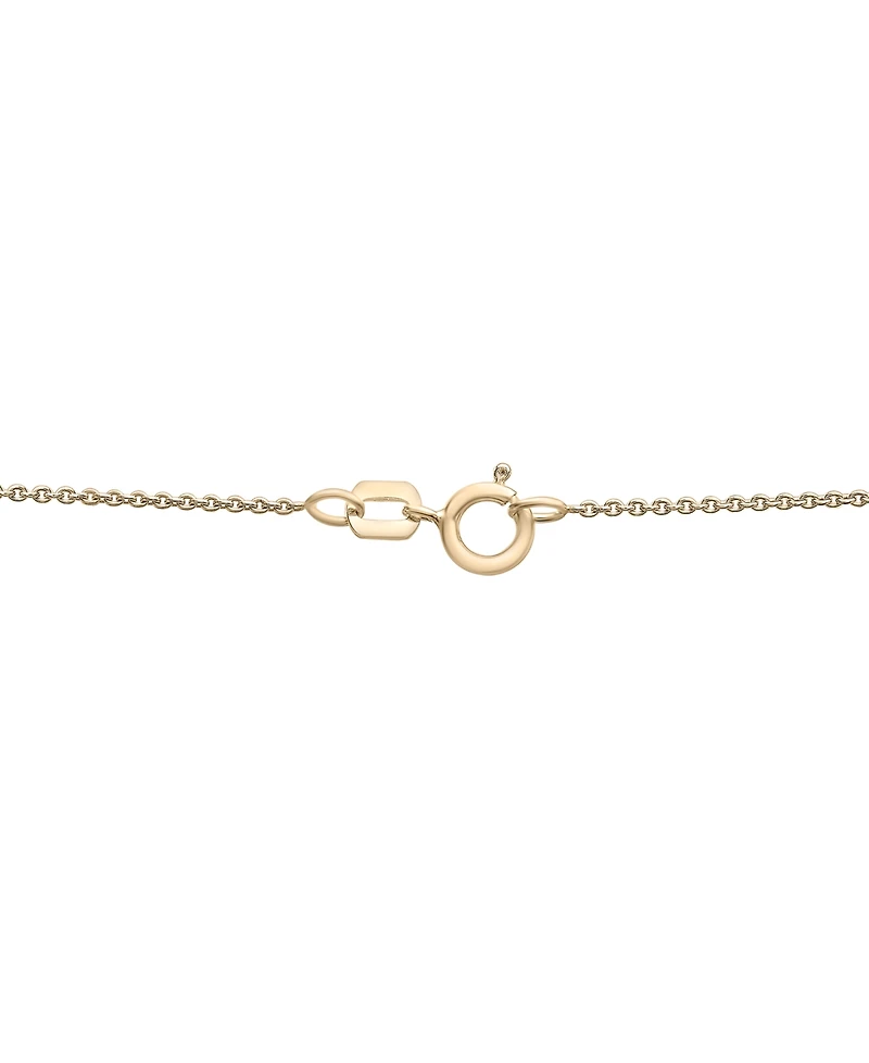 Onyx Butterfly 17" Pendant Necklace in 14k Gold-Plated Sterling Silver