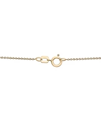 Onyx Butterfly 17" Pendant Necklace in 14k Gold-Plated Sterling Silver