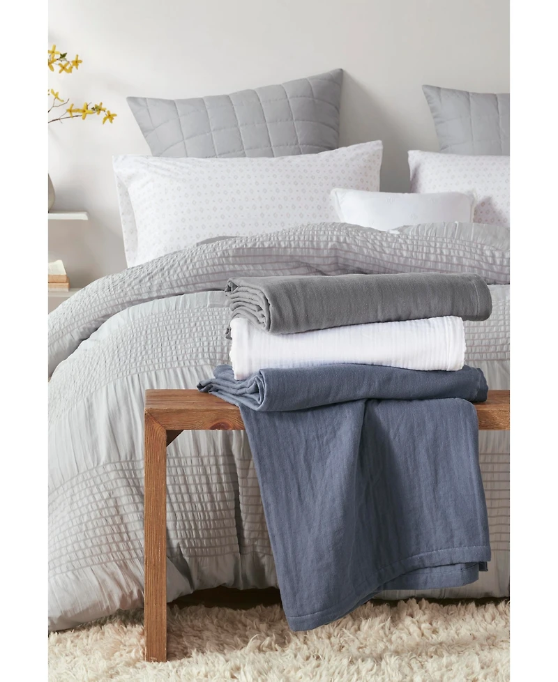 Madison Park Gauze Blanket, King