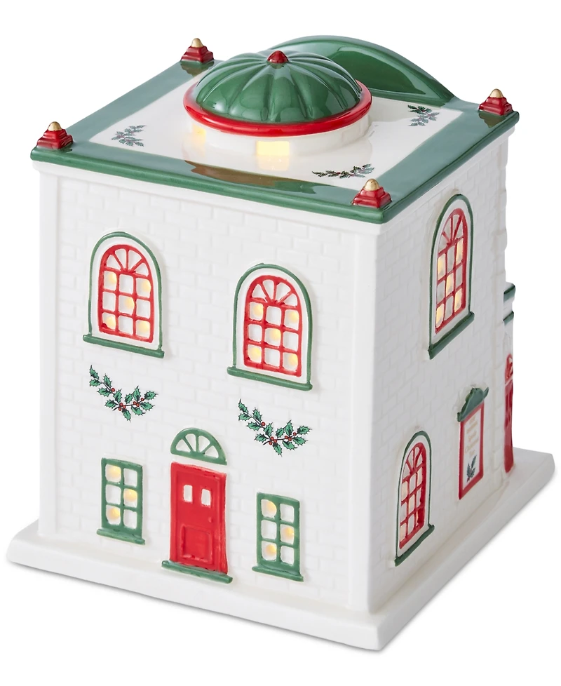 Spode Christmas Tree Village Led Lighted Figural Theatre