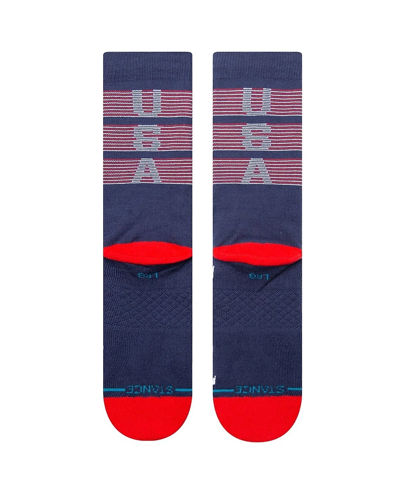 Men's Stance Navy Mlb Bars Usa Crew Socks
