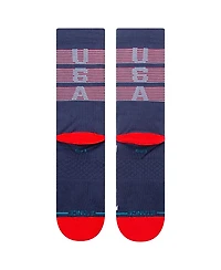 Men's Stance Navy Mlb Bars Usa Crew Socks