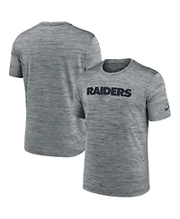 Men's Nike Gray Las Vegas Raiders Velocity Performance T-shirt
