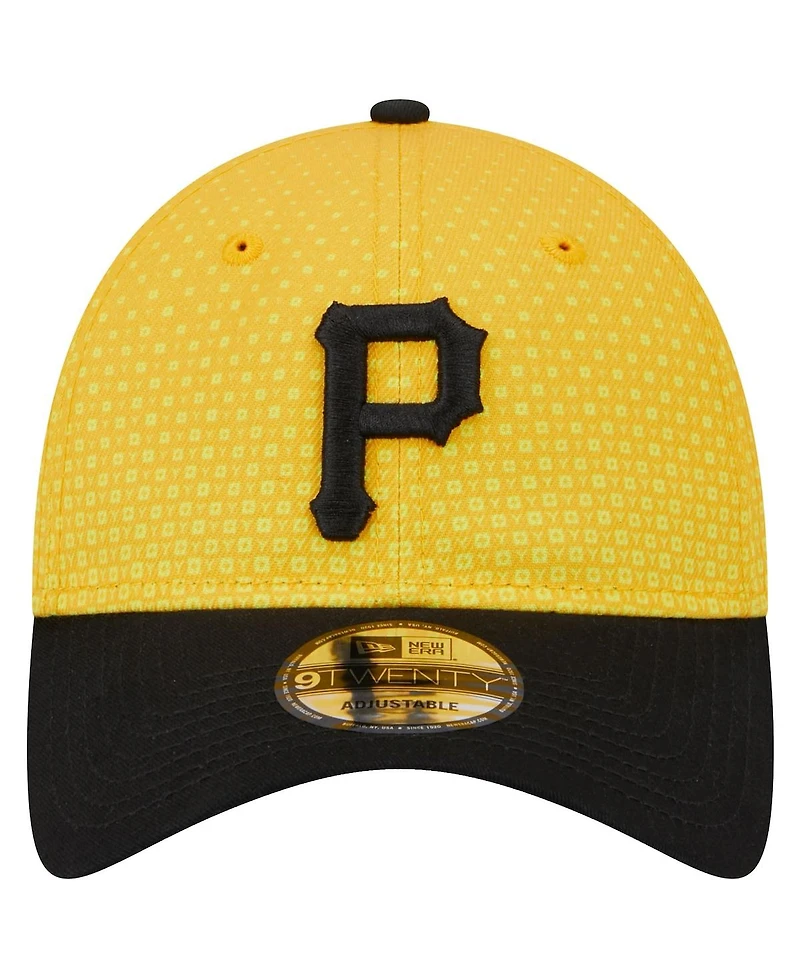 Men's New Era Gold, Black Pittsburgh Pirates 2023 City Connect 9TWENTY Adjustable Hat