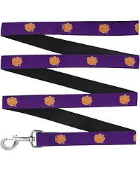 Clemson Tigers 6' Regular Dog Leash