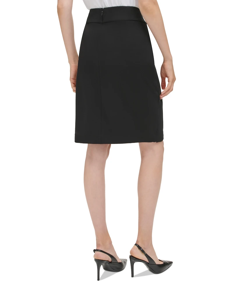 Calvin Klein Women's Faux-Wrap Pencil Skirt