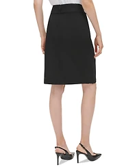 Calvin Klein Women's Faux-Wrap Pencil Skirt
