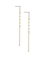 Ettika On The Line 18K Gold Plated Linear Earrings