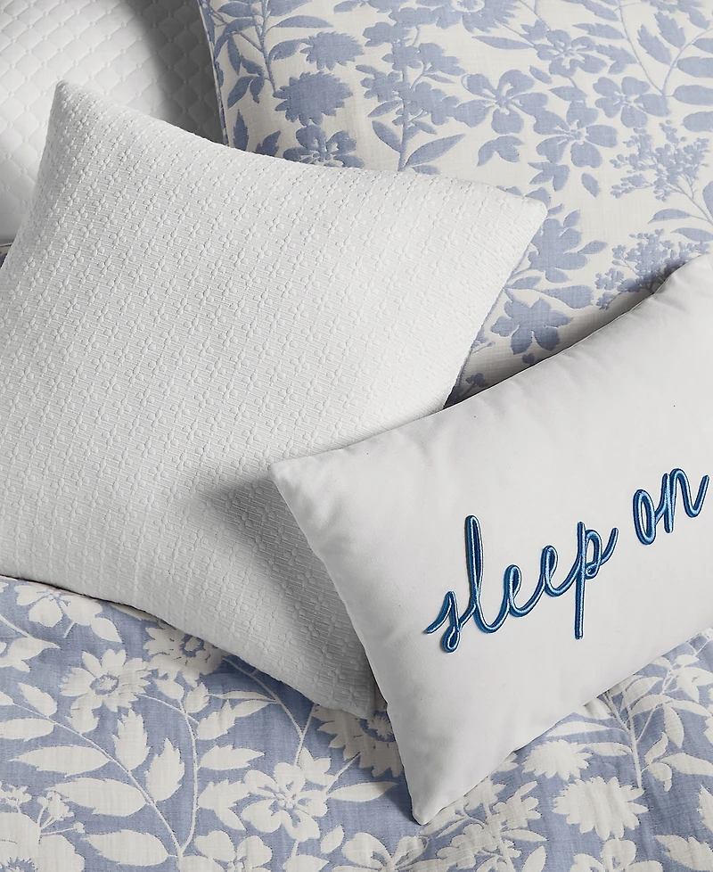 Charter Club Silhouette Floral 3-Pc. Duvet Cover Set, King, Exclusively at Macy's