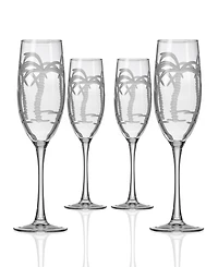 Rolf Glass Palm Tree Champagne Flute 8oz