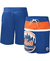 Men's G-iii Sports by Carl Banks Royal New York Mets Sea Wind Swim Shorts