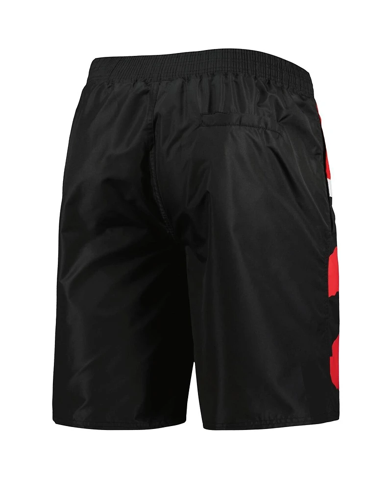 Men's G-iii Sports by Carl Banks Black Toronto Raptors Sea Wind Swim Trunks