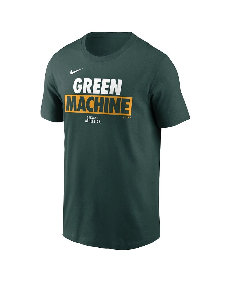 Men's Nike Green Oakland Athletics Rally Rule T-shirt