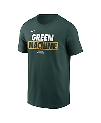 Men's Nike Green Oakland Athletics Rally Rule T-shirt