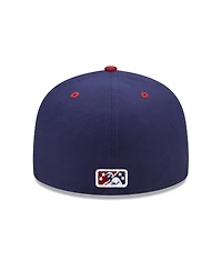 Men's New Era Navy, Red Round Rock Express Marvel x Minor League 59FIFTY Fitted Hat