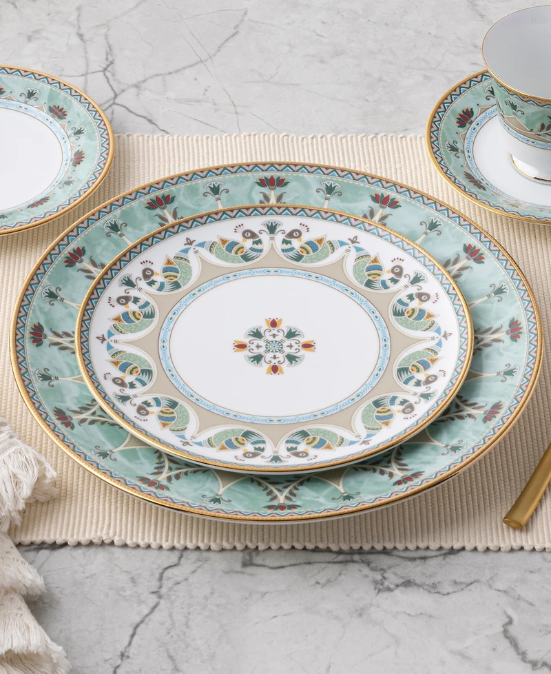 Noritake Serene Garden 4 Piece Dinner Plates Set, 10.5", Service for 4
