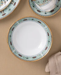Noritake Serene Garden 4 Piece Soup Bowls Set, 7", 20 oz, Service for 4
