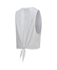 Women's The Wild Collective White Inter Miami Cf Twist Back Tank Top