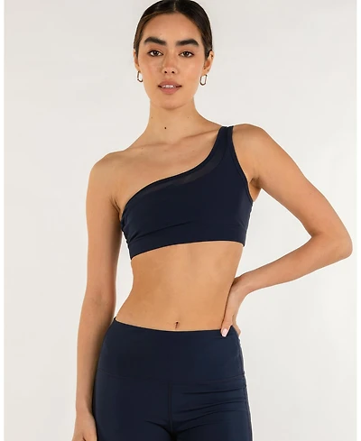 Rebody Active Women's On Duty Mesh One Shoulder Bra