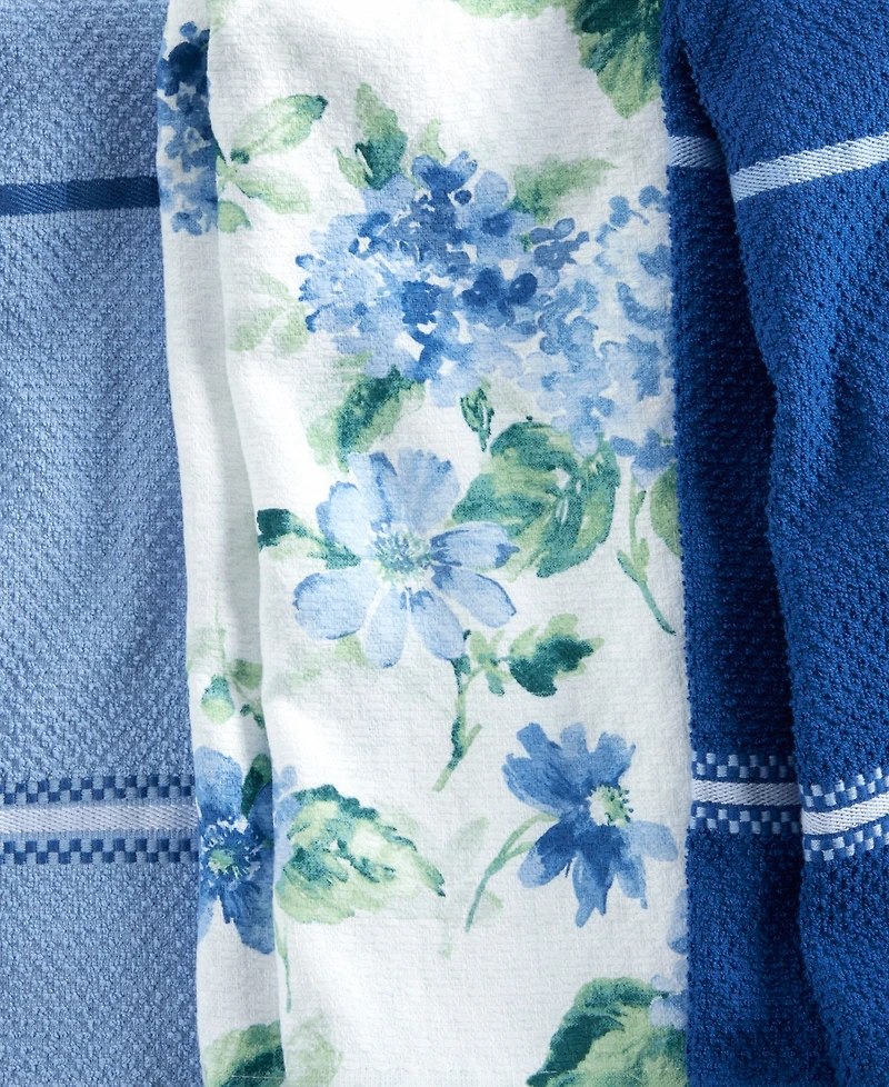 Martha Stewart Amber Floral Kitchen Towel Set -Pack