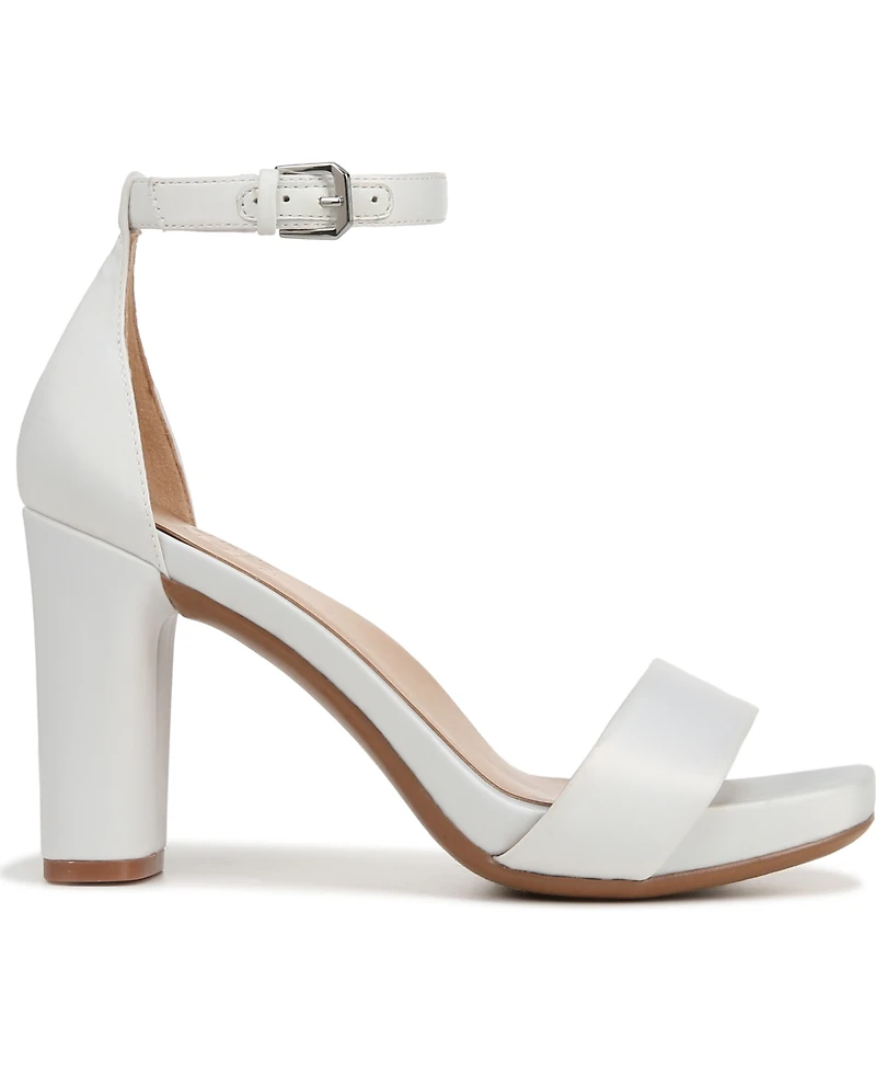 Naturalizer Joy Square Toe Ankle Strap Dress Sandals