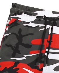 Galaxy By Harvic Men's Camo Printed French Terry Shorts, Pack of 3