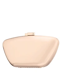 Nina Mirror Metallic Minaudiere Clutch