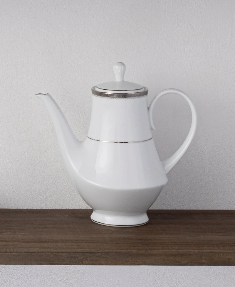 Noritake Charlotta Platinum Coffee Server, 49 oz