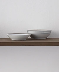 Noritake Charlotta Platinum 4 Piece 5.5" Fruit Bowls Set, 4 oz, Service for 4