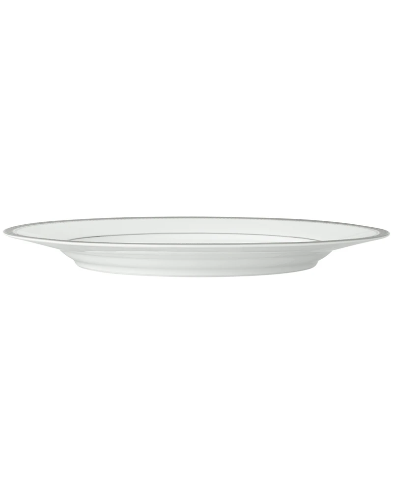 Noritake Charlotta Platinum 4 Piece 10.5" Dinner Plates Set, Service for 4