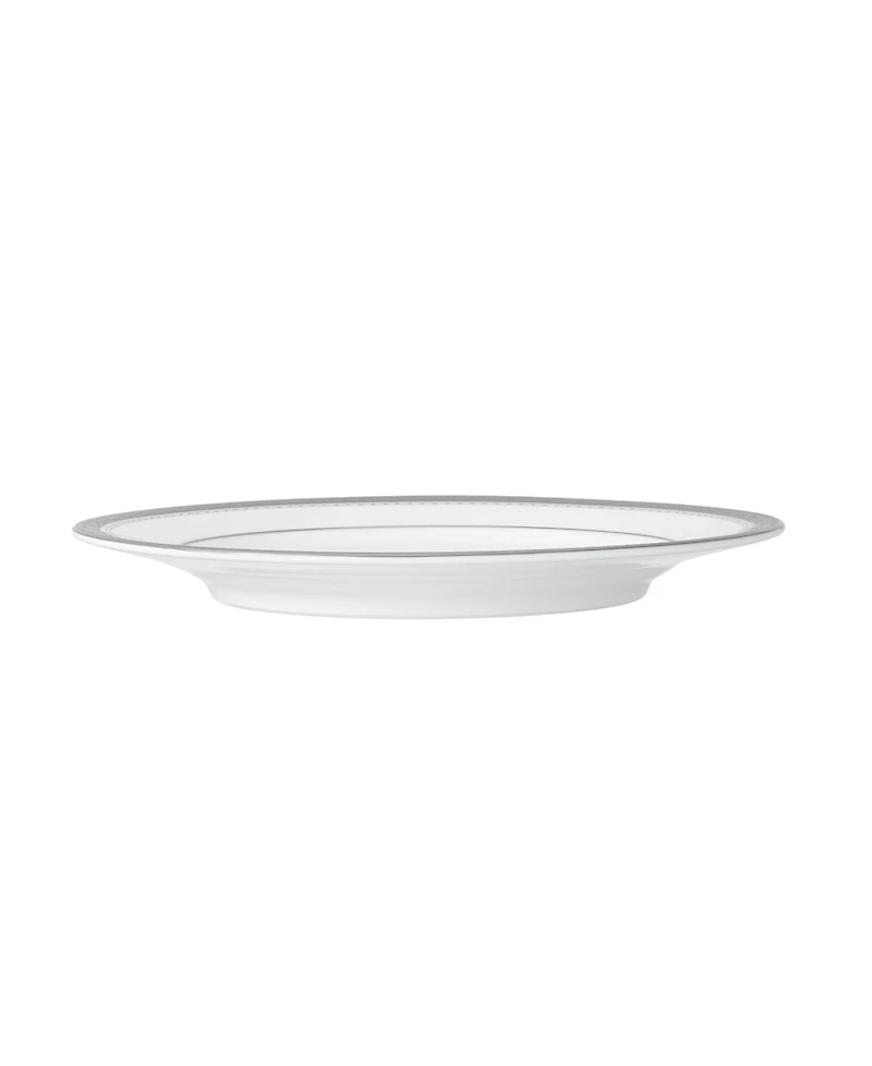 Noritake Charlotta Platinum 4 Piece Bread Butter and Appetizer Plates Set, Service for 4