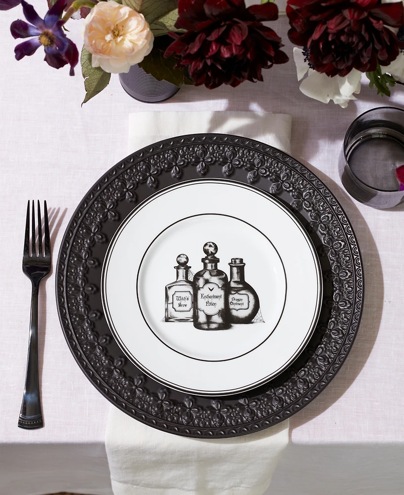 Lenox Vintage Halloween Dessert Plates, Set of 4