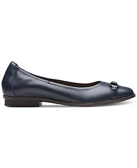 Clarks Women's Lyrical Sky O-Ring Strapped Ballet Flats