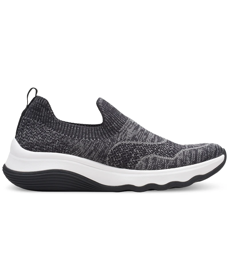 Clarks Women's Circuit Path Knit Slip-On Wedge Shoes